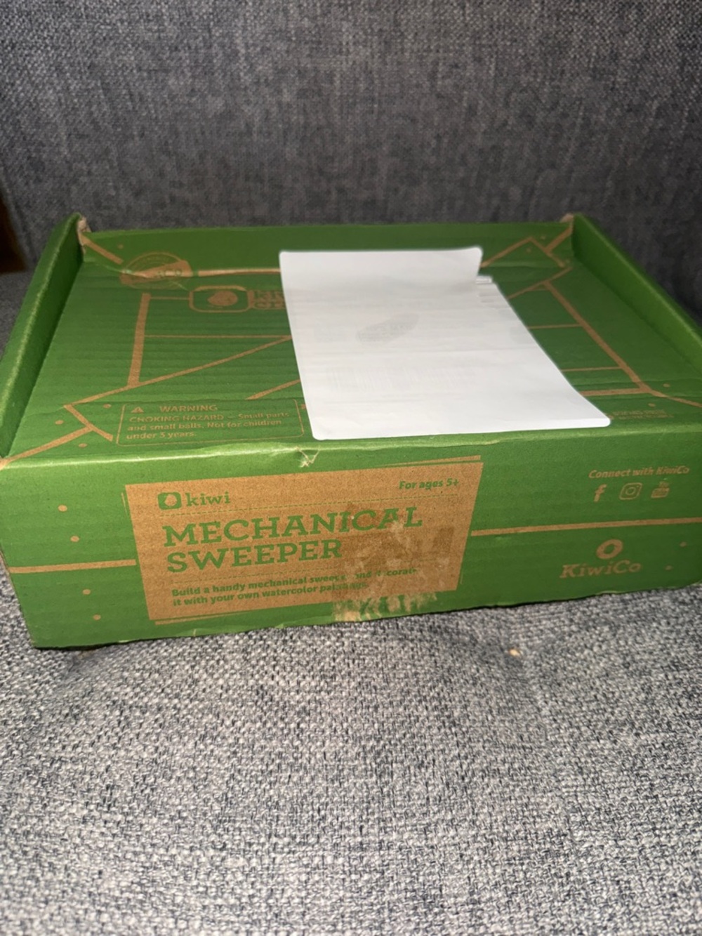 Kiwi co mechanical sweeper stem building set new open box